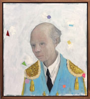Enrique Martínez Celaya / 
The Re-counting, 2012 / 
oil and wax on canvas / 
27 x 24 in. (68.6 x 61 cm) / 
framed: 29 x 26 x 1 3/4 in. (73.7 x 66 x 4.4 cm)