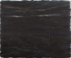 Enrique Martínez Celaya / 
The Long Dream, 2012 / 
oil and wax on canvas / 
78 x 96 in. (198.1 x 243.8 cm)