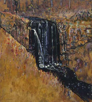 Fred Williams / 
Coliban Falls I, 1979 / 
oil on canvas / 
42 x 37 7/8 in (106.7 x 96.2 cm)