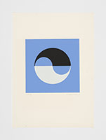 Frederick Hammersley / 
Seedling, 1967 / 
silkscreen / 
image: 8 x 8 in. (20.3 x 20.3 cm) / 
paper: 17 x 12 in. (43.2 x 30.5 cm)