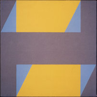 Frederick Hammersley / 
Deja view, 1996 / 
oil on linen / 
30 x 30 in. (76.2 x 76.2 cm) / 
Private collection 
 