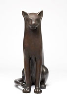 Gwynn Murrill / 
Big Sitting Cat 3, 2006 / 
      bronze / 
      31 x 15 x 21 1/2 in. (78.7 x 38.1 x 54.6 cm) / 
      Edition 2 of 9