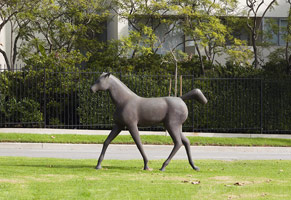 Gwynn Murrill / 
Horse, 1999 / 
bronze / 
76 x 99 x 21 in. (193 x 251.5 x 53.3 cm)