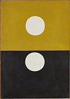 Frederick Hammersley / 
Up In, 1961 / 
oil on canvas / 
framed: 17.125 x 12.375 x 1.5 in (43.5 x 31.4 x 
3.8 cm) / 
Collection Nora Eccles Harrison Museum of Art / 
Gift of the Marie Eccles Caine Foundation