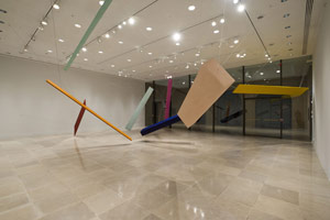 Installation photography, Joel Shapiro: New Installation, Rice University Art Gallery / 
 / 
Photo: Nash Baker