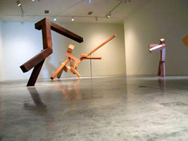 Installation photography / 
Joel Shapiro, Recent Sculpture / 
16 January - 21 February 2004