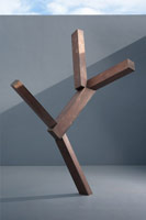 Joel Shapiro / 
Untitled, 2005 - 2006 / 
bronze / 
111 1/2 x 71 x 52 in (283.2 x 180.3 x 132.1 cm)