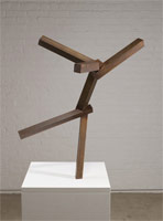 Joel Shapiro / 
untitled, 2001 - 2007 / 
bronze / 
27 3/8 x 25 3/4 x 13 7/8 in. (69.5 x 65.4 x 35.2 cm) / 
(js08-14) / 
Private collection