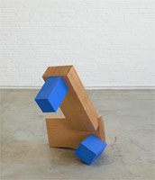 Joel Shapiro / 
untitled, 2006-2007 / 
      wood and casein / 
      33 1/8 x 27 1/4 x 24 5/8 in (84.1  x 69.2  x 62.5 cm) / 
      (js08-11)