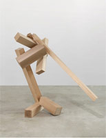 Joel Shapiro / 
untitled, 2006-2007 / 
      wood / 
      75-3/4 x 78 x 48 in (192.4 x 198.1 x 121.9 cm) / 
      (js08-10)
