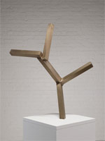 Joel Shapiro / 
untitled, 2007 / 
      bronze / 
      29 3/4 x 27 x 8 1/2 in. (75.6 x 68.6 x 21.6 cm) / 
        (js08-13)