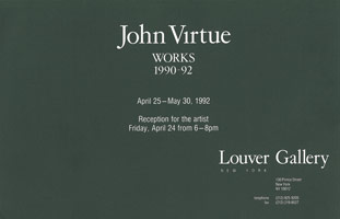 John Virtue announcement, 1992 