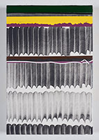 Juan Uslé / 
In Kayak (Cassandra), 2012 / 
vinyl, acrylic, dispersion and dry pigment on canvas / 
18 x 12 in. (46 x 31 cm)