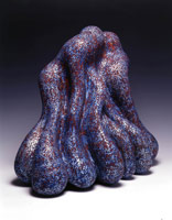Toots, 2002 / 
acrylic on fired ceramic / 
21 x 24 x 16 in (53.3 x 61 x 40.6 cm) / 
Private collection
