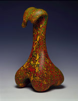 Pacific, 2000 / 
acrylic on fired ceramic / 
21 1/2 x 11 1/4 x 9 1/2 in (54.6 x 28.6 x 24.1 cm) / 
Private collection