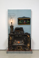 Nancy Reddin Kienholz / Home Sweet Home, 2006 / mixed media assemblage / 86 x 48 x 26 in. (218.4 x 121.9 x 66 cm)