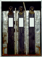 Edward & Nancy Reddin Kienholz / 
Methenge Monoseries, 1991 / 
mixed media assemblage / 
48 x 36 x 4 3/4 in. (121.92 x 91.44 x 12.06 cm)