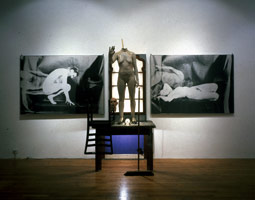 Edward & Nancy Reddin Kienholz / 
The Model, 1984 - 85 / 
mixed media assemblage / 
93 x 184 x 36 in. (236.2 x 467.4 x 91.4 cm)