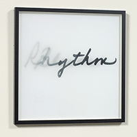 Nancy Reddin Kienholz / 
Rhythm Blues, February 2008 / 
lenticular (mixed media) / 
18 x 18 in. (45.7 x 45.7 cm)