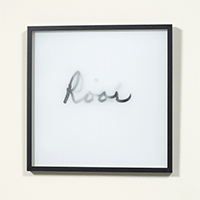 Nancy Reddin Kienholz / 
Rich - Poor, April 2, 2007 / 
lenticular (mixed media) / 
18 x 18 in. (45.7 x 45.7 cm)
