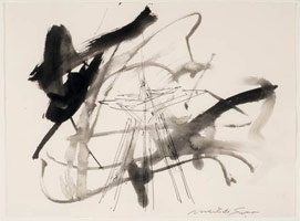 Mark di Suvero / 
Untitled, 2007 / 
        pen and ink on paper / 
        Paper: 22 x 30 in. (55.9 x 76.2 cm) / 
        Framed: 25 7/8 x 33 7/8 in. (65.7 x 86 cm) / 
        MdS08-11