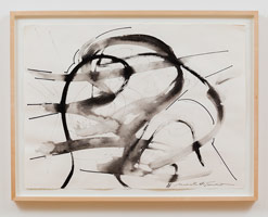 Mark di Suvero / 
Untitled, 2007 / 
pencil, pen and ink on paper / 
Paper: 22 x 30 in. (55.9 x 76.2 cm) / 
Framed: 25 7/8 x 33 7/8 in. (65.7 x 86 cm) 