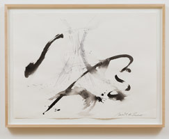 Mark di Suvero / 
Untitled, 2007 / 
pen and ink on paper / 
Paper: 22 x 30 in. (55.9 x 76.2 cm) / 
Framed: 25 7/8 x 33 7/8 in. (65.7 x 86 cm)