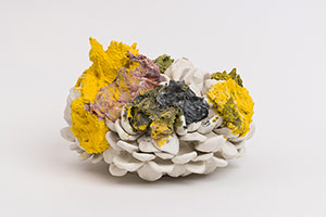 Matt Wedel / 
Flower tree, 2018 / 
porcelain / 
6 1/2 x 9 1/2 x 11 in. (16.5 x 24.1 x 27.9 cm)