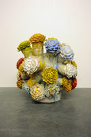 Matt Wedel / 
Flower tree, 2011 / 
ceramic / 
34 x 34 x 34 in. (86.4 x 86.4 x 86.4 cm)