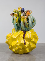Matt Wedel / 
Flower tree, 2013 / 
ceramic / 
72 x 42 x 52 in. (182.9 x 106.7 x 132.1 cm) 