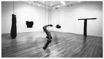 Peter Shelton Castings / installation photography, 1989