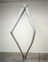 Peter Shelton / 
frogleg, 1999 - 2000 / 
lead and mixed media / 
131 x 55 x 30 in (332.7 x 139.7 x 76.2 cm) 