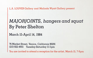 Peter Shelton announcement, 1984