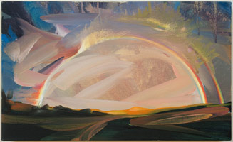 Rebecca Campbell / 
Bow 1, 2010  / 
oil on canvas / 
12 x 20 in. (30.5 x 50.8 cm) / 
Private collection