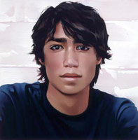 Rebecca Campbell / 
Unwritten: Dylan, 2004 / 
      oil on canvas / 
      48 x 48 in. (121.9 x 121.9 cm) / 
      Private collection