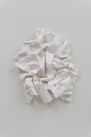 Richard Deacon / 
Konrad Witz #1, 2012 / 
Folded STPI handmade paper / 
42 1/4 x 34 3/4 x 6 in. (107.3 x 88.3 x 15.2 cm) / 
Private collection