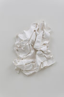 Richard Deacon / 
Konrad Witz #3, 2012 / 
Folded STPI handmade paper / 
40 x 32 1/2 x 5 3/4 in. (101.6 x 82.6 x 14.6 cm)