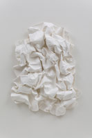 Richard Deacon / 
Konrad Witz #5, 2012 / 
Folded STPI handmade paper / 
61 1/2 x 44 1/2 x 9 1/4 in. (156.2 x 113 x 23.5 cm) / 
Private collection
