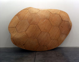 Nothing is forbidden., 1994 / 
wood, glue, steel staples / 
94 x 114 x 37 in (238.8 x 289.6 x 94 cm)