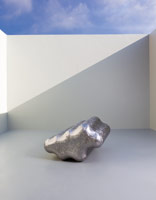 Richard Deacon / 
Foreign Custom, 2012 / 
stainless steel / 
27 1/2 x 41 3/4 x 43 1/4 in. (69.9 x 106 x 109.9 cm)