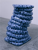 Tomorrow, and tomorrow, and tomorrow (i), 2000 / 
ceramic / 
51 x 36 x 36 in (129.5 x 91.4 x 91.4 cm) / 
Private collection