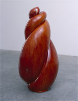 Tomorrow, and tomorrow, and tomorrow (f), 2000 / 
ceramic / 
56 x 24 x 27 in (142.2 x 61 x 68.6 cm) / 
Private collection