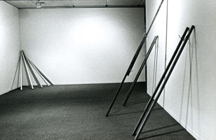 Robert Janz installation photography, 1977