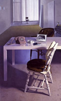 Sandra Mendelsohn Rubin / 
Studio Interior, 1983 / 
oil on canvas / 
52 x 32 in (132.1 x 81.3 cm) / 
Private collection