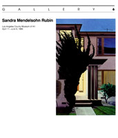 Announcement, Sandra Mendelsohn Rubin, LACMA, 1985