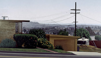 Sandra Mendelsohn Rubin / 
Grandview and Palms, 1989 / 
oil on canvas / 
48 x 84 in. (121.9 x 213.3 cm) / 
Private collection 
