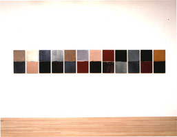 Sean Scully / 
Art Horizon II, 2002 / 
suite of 12 cibachrome prints mounted on aluminum / 
edition of 5 + 2 artist proofs / 
each: 23 1/2 x 12 in. (60 x 30 cm)