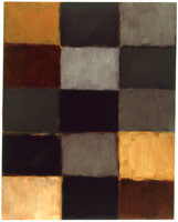 Sean Scully / 
Big Grey Robe, 2002 / 
oil on linen / 
90 x 72 in (228.6 x 182.9 cm) / 
Private collection 