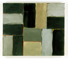 Pale White Wall, 2002 / 
oil on linen / 
60 x 70 in (152.4 x 177.8 cm) / 
Private collection