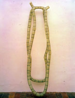 doublepoodleloopheader, 1992 / 
mixed media with fiberglass / 
95 x 27 x 20 in (241.3 x 68.6 x 50.8 cm) / 
Private collection